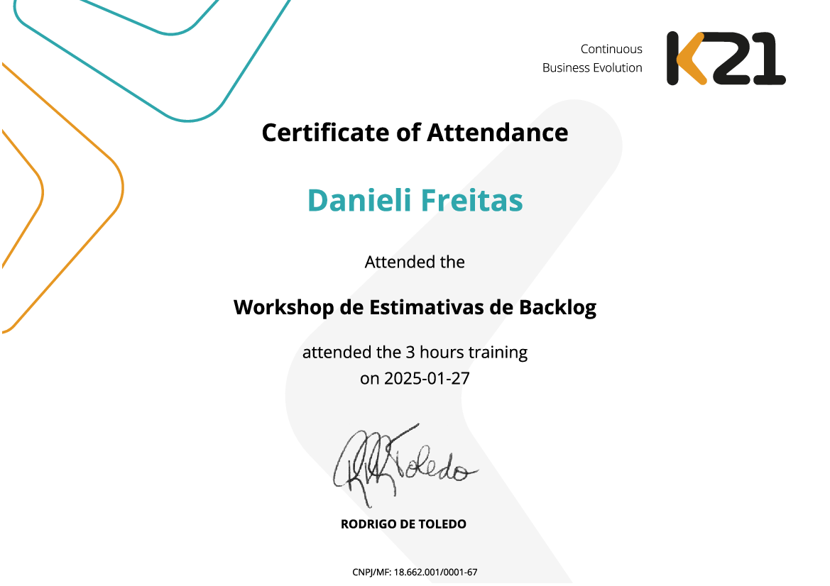 Certificado K21